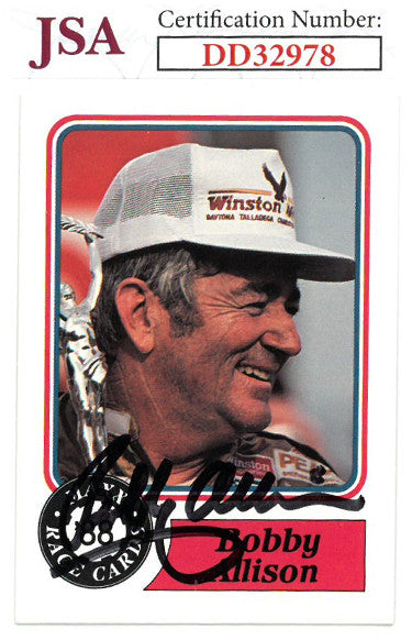 Bobby Allison Autographed NASCAR 1988 Maxx Charlotte Racing Trading Card #30- JSA Hologram #DD32978-Powers Sports Memorabilia