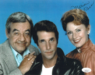 Marion Ross Autographed Happy Days 8x10 Photo w/ Tom Bosley & Henry Winkler- JSA Hologram #DD39310-Powers Sports Memorabilia