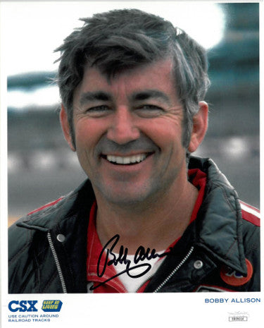 Bobby Allison Autographed NASCAR CSX 8x10 Photo- JSA Hologram #DD39314-Powers Sports Memorabilia