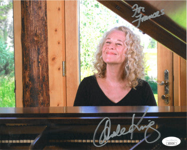 Carole King Autographed Music Legend 8x10 Photo To Frances- JSA Hologram #DD39324-Powers Sports Memorabilia