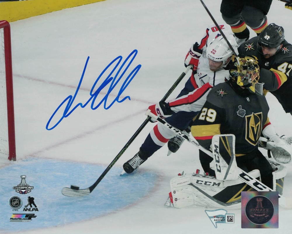 Lars Eller Signed Washington Capitals 8x10 Photo – Fanatics Authenticated-Powers Sports Memorabilia