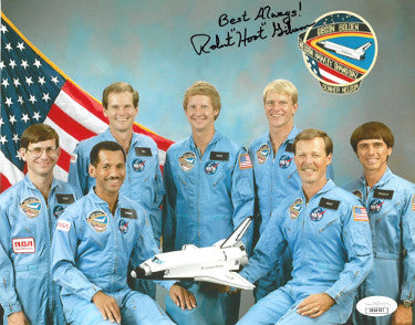 Robert "Hoot" Gibson Autographed NASA Astronaut Pilot 8x10 Photo Best Always!- JSA Hologram #DD64522-Powers Sports Memorabilia