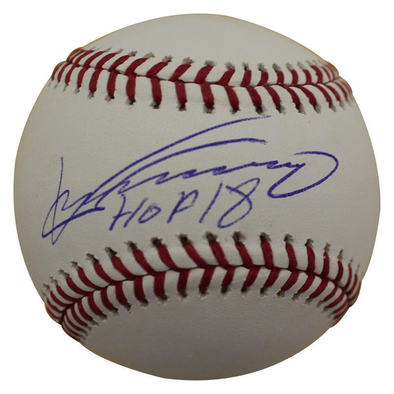 Vladimir Guerrero Montreal Expos Signed OML Baseball HOF JSA-Powers Sports Memorabilia