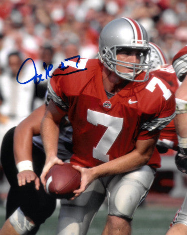 Joe Germaine Autographed Ohio State Buckeyes 8X10 Photo #7 - COA-Powers Sports Memorabilia