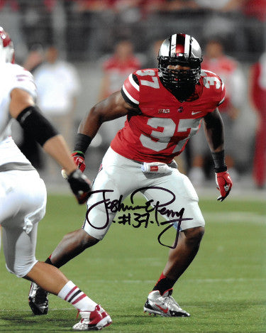 Joshua Perry Autographed Ohio State Buckeyes 8x10 Photo #37- COA-Powers Sports Memorabilia