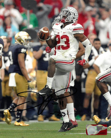 Tyvis Powell Autographed Ohio State Buckeyes NCAA Licensed 8X10 Photo #23 - COA-Powers Sports Memorabilia