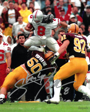 Stanley Jackson Autographed Ohio State Buckeyes 8x10 Photo #8 - COA-Powers Sports Memorabilia