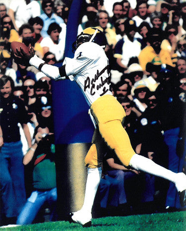 Anthony Carter Autographed Michigan Wolverines 8x10 Photo #1 (TD Catch)-Powers Sports Memorabilia