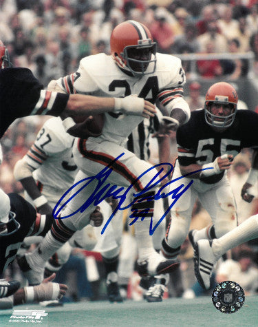 Greg Pruitt Autographed Cleveland Browns 8x10 Photo w/ #34-Powers Sports Memorabilia