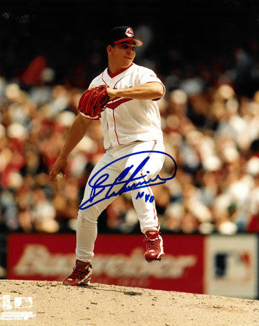Bartolo Colon Autographed Cleveland Indians 8x10 Photo w/ #40-Powers Sports Memorabilia