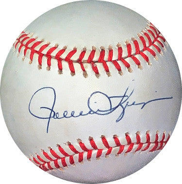 Rollie Fingers Autographed ROAL Rawlings Official American League Baseball minor tone- JSA Hologram #EE41781 (Athletics)-Powers Sports Memorabilia