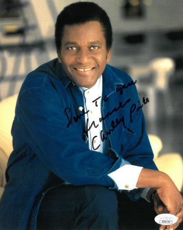 Charley Pride Autographed 8x10 Photo Love to You Frances- JSA Hologram #DD64746-Powers Sports Memorabilia