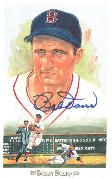 Bobby Doerr Autographed 1989 Boston Red Sox Perez-Steele Celebration Postcard (photo) #13- JSA Hologram #DD64317-Powers Sports Memorabilia