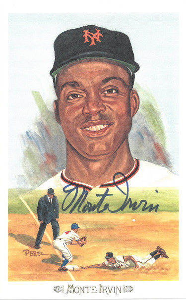 Monte Irvin Autographed 1989 New York Giants Perez-Steele Celebration Postcard (photo) #19- JSA Hologram #DD64320-Powers Sports Memorabilia