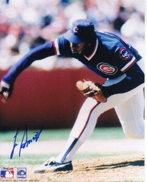 Lee Smith Autographed Chicago Cubs 8x10 Photo-Powers Sports Memorabilia