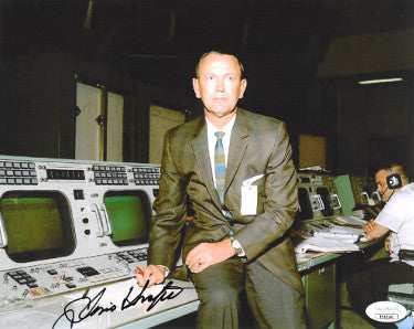 Chris/Christopher Kraft Autographed 1st NASA Flight Director 8x10 Photo- JSA Hologram #EE62147 (Apollo 13/Gemini/Mercury)-Powers Sports Memorabilia