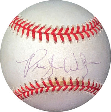 Preston Wilson Autographed RONL Rawlings Official National League Baseball light sig- JSA Hologram #EE41623 (Mets/Rockies/Cardinals)-Powers Sports Memorabilia