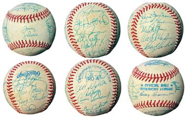 1988 Oakland A's Team Autographed OFC ROAL Baseball 24 sigs -JSA LOA (Tony La Russa/Mark McGwire/Dennis Eckersley)-Powers Sports Memorabilia