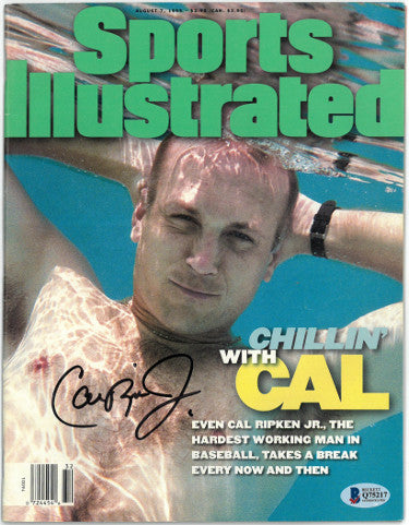 Cal Ripken, Jr. Autographed Baltimore Orioles Sports Illustrated Full Magazine 1/7/1995 (No Label)- Beckett/BAS Hologram #Q75217-Powers Sports Memorabilia