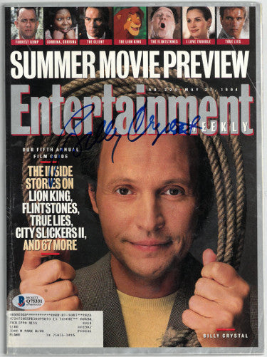 Billy Crystal Autographed Entertainment Weekly Full Magazine 5/27/1994 (cover wear)- Beckett/BAS #Q75331-Powers Sports Memorabilia