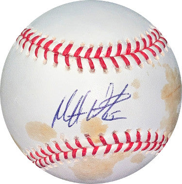 Matt Wieters Autographed Rawlings Official Major League Baseball toned- JSA Hologram #EE63114 (Orioles/Nationals/Cardinals)-Powers Sports Memorabilia