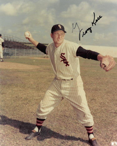 George Kell Autographed Chicago White Sox 8x10 Photo minor dings-Powers Sports Memorabilia