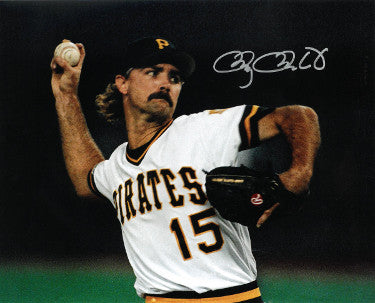 Doug Drabek Autographed Pittsburgh Pirates 8x10 Photo (horizontal)-Powers Sports Memorabilia