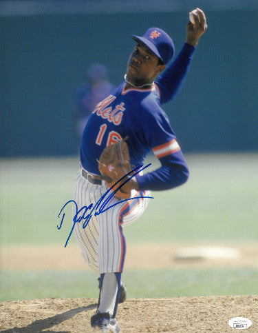 Doc/Dwight Gooden Autographed New York Mets 11X14 Photo- JSA Hologram (ROY/CY/NO-HITTER)-Powers Sports Memorabilia