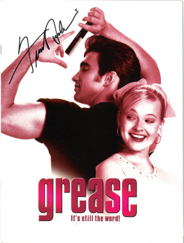 Frankie Avalon Autographed Grease It's Still The Word! 9x12 Souvenir Program Teen Angel 25 Cast sigs- JSA #AA38226