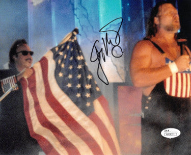 Jimmy Hart Autographed Wrestling 8x10 Photo- JSA #AA38331 (WCW/WWE Legend)-Powers Sports Memorabilia