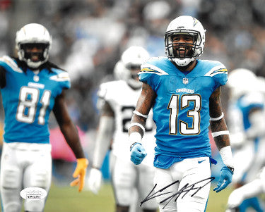 Keenan Allen Autographed Los Angeles/San Diego Chargers 8x10 Photo- JSA Witnessed Hologram-Powers Sports Memorabilia