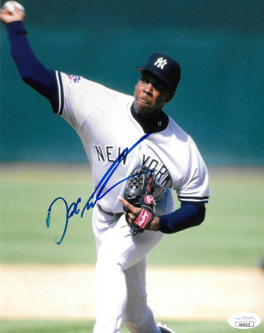 Dwight/Doc Gooden Autographed New York Yankees 8x10 Photo- JSA Hologram-Powers Sports Memorabilia