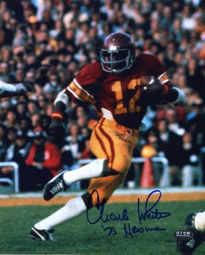 Charles White Autographed USC Trojans 8x10 Photo 79 Heisman- White Hologram-Powers Sports Memorabilia