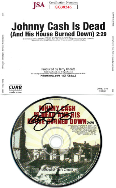 Larry Gatlin Autographed 2009 Johnny Cash Is Dead CD w/Back Cover & Case- JSA #GG38246 (Rare Promo)-Powers Sports Memorabilia