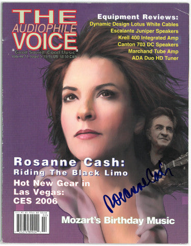 Rosanne Cash Autographed The Audiophile Voice Full Magazine 2006 Volume 11, Issue 5- JSA Hologram #GG38169 (No Label)-Powers Sports Memorabilia