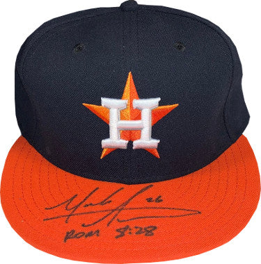 Mark Appel Autographed Houston Astros New Era Authentic Collection Fitted Cap Rom 8:28- JSA Hologram #HH18409-Powers Sports Memorabilia
