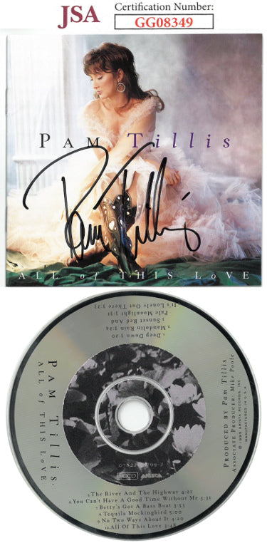 Pam Tillis Autographed 1995 All Of This Love Album Cover Booklet w/ CD & Case- JSA #GG08349-Powers Sports Memorabilia