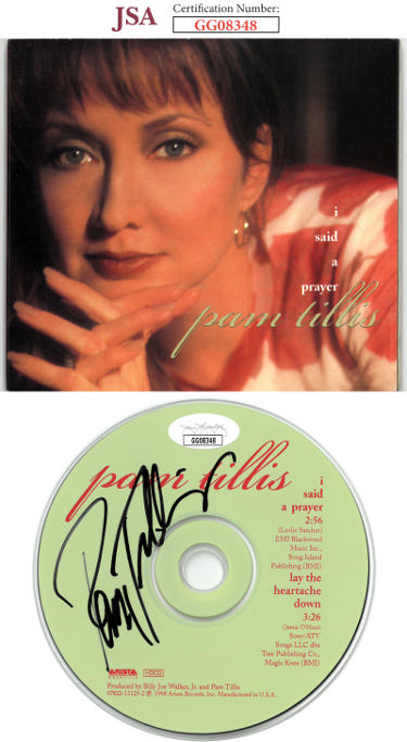 Pam Tillis Autographed 1998 I Said A Prayer Hard Cover Booklet w/ CD- JSA #GG08348-Powers Sports Memorabilia
