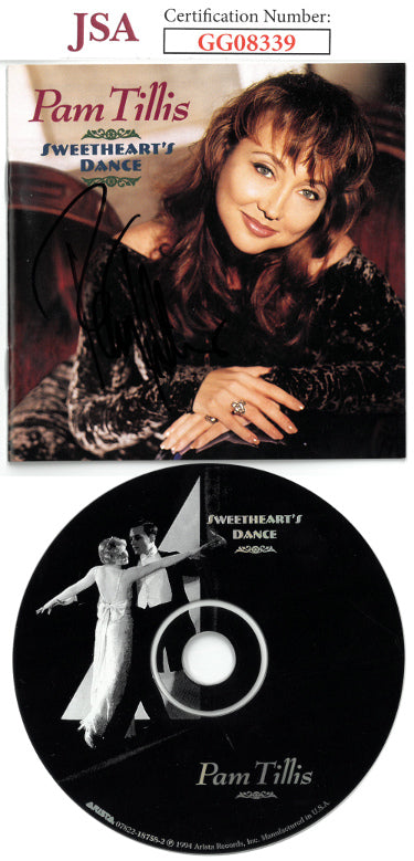 Pam Tillis Autographed 1994 Sweetheart's Dance Album Cover Booklet w/ CD & Case- JSA #GG08339-Powers Sports Memorabilia