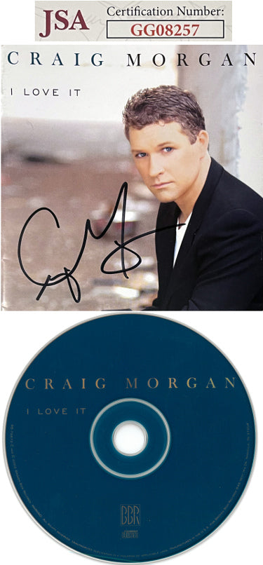 Craig Morgan Autographed 2002 I Love It Album Cover Booklet w/ CD & Case- JSA #GG08257-Powers Sports Memorabilia