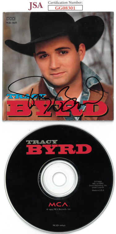 Tracy Byrd Autographed 1993 Self Titled Album Cover Booklet w/ CD & Case- JSA #GG08301-Powers Sports Memorabilia