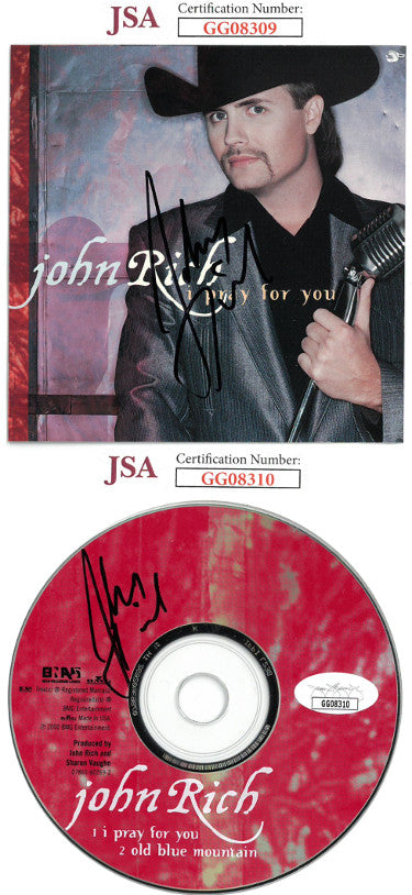 John Rich Autographed 2000 I Pray For You Single CD Cover & CD- JSA Hologram #GG08309 & #GG08310-Powers Sports Memorabilia