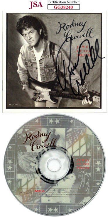 Rodney Crowell Autographed 1995 Jewel of the South Album Cover Booklet w/ CD & Case- JSA #GG38240-Powers Sports Memorabilia