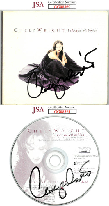 Chely Wright Autographed 1996 the love he left behind Book w/CD (2 sigs)- JSA #GG088360 & JSA #GG088361-Powers Sports Memorabilia