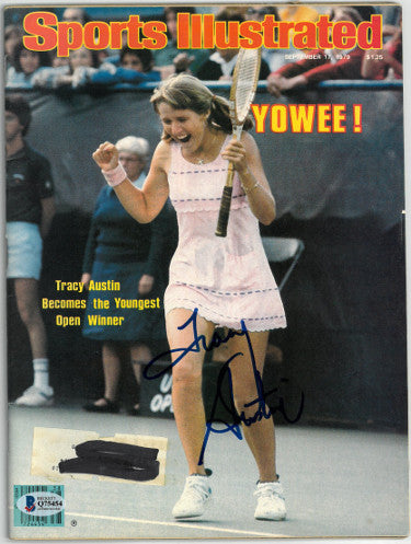 Tracy Austin Autographed Tennis Sports Illustrated Full Magazine 9/17/1979- Beckett/BAS #Q75454-Powers Sports Memorabilia
