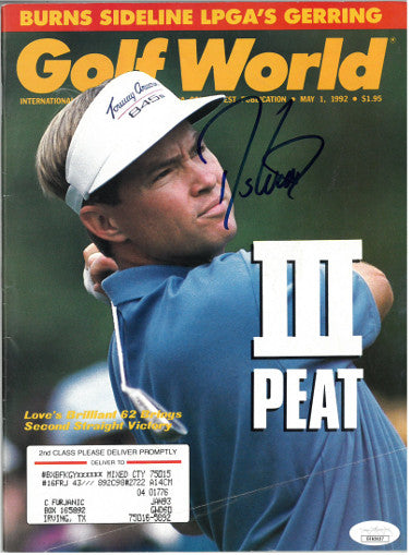 Davis Love, III Autographed Golf World Full Magazine crease 5/1/1992- JSA #EE63437-Powers Sports Memorabilia
