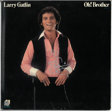 Larry Gatlin Autographed 1978 Oh! Brother Album Cover/LP/Vinyl Record- JSA #GG37554-Powers Sports Memorabilia