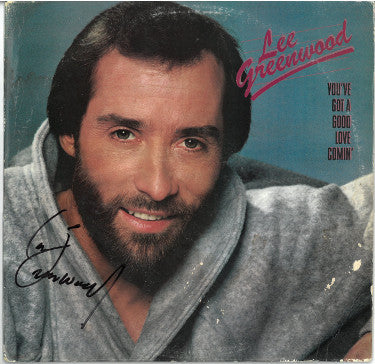 Lee Greenwood Autographed 1984 You've Got a Good Love Comin' Album Cover/LP/Vinyl Record- JSA #GG08424-Powers Sports Memorabilia