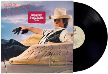 T.G. Sheppard Autographed 1982 Finally Album Cover/LP/Promo Vinyl Record JSA #GG08418-Powers Sports Memorabilia