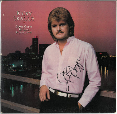 Ricky Skaggs Autographed 1983 Don't Cheat In Our Hometown Album Cover/LP/Vinyl Record- JSA #GG08420-Powers Sports Memorabilia